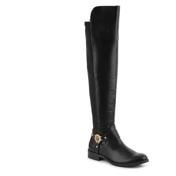 Tommy Hilfiger Shoes - ‼️Last Call‼️NIB Tommy Hilfiger Black Tall Boots